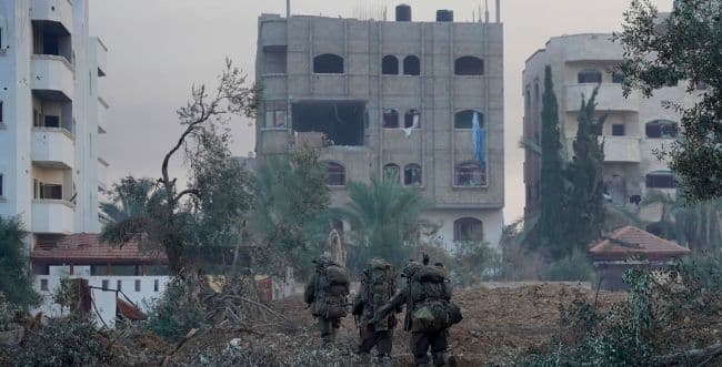 IDF forces in the Gaza Strip.