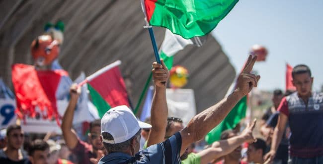Protesting for Palestine, not really knowing where it is.