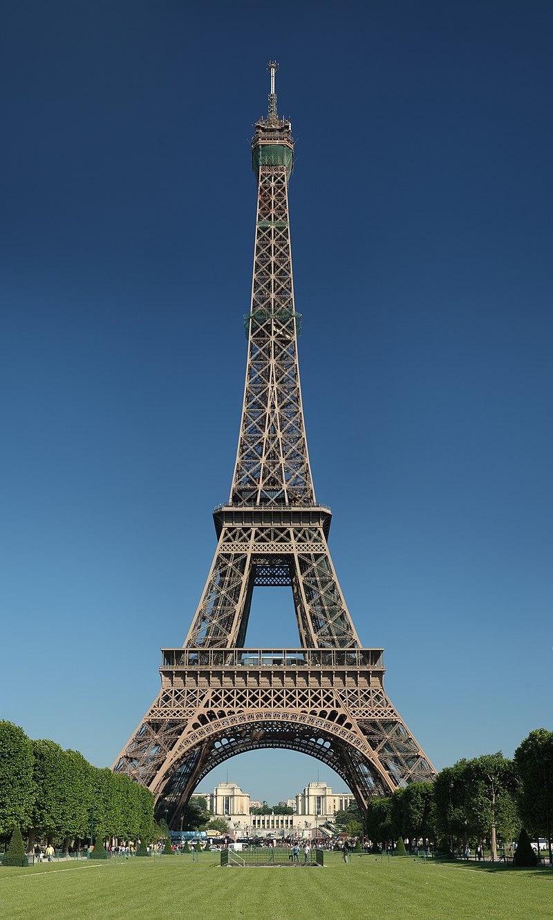 Usually accessible year round, but now shut down due to labor disputes. The Eiffel Tower.