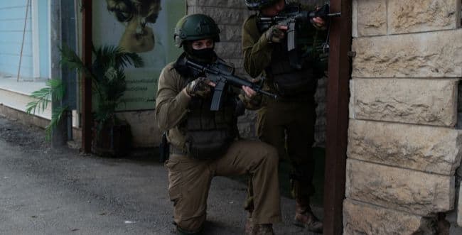 IDF soldiers during operation