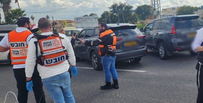 Scene of attack near Gedera