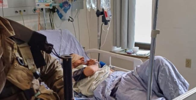 Hamas terrorist getting treatment at Hadassah Hospital in Jerusalem