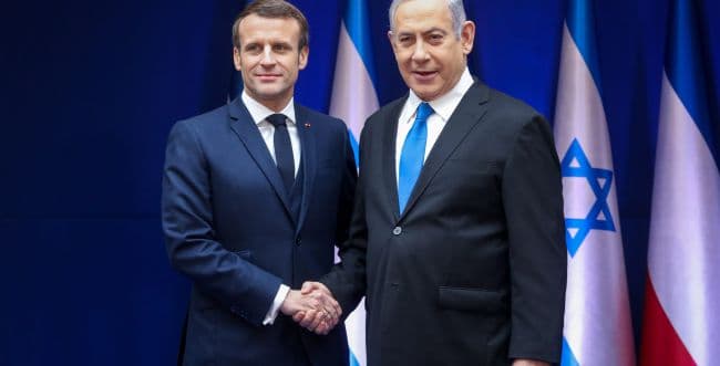 Macron and Netanyahu