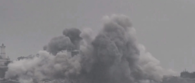 Israeli strike on Hezbollah target.