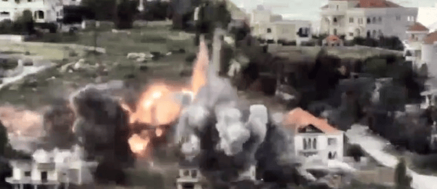 IDF strike on Odaisseh.