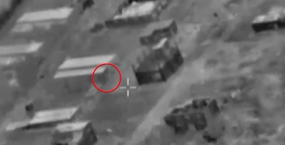 Identifying the launch site before the air strike.