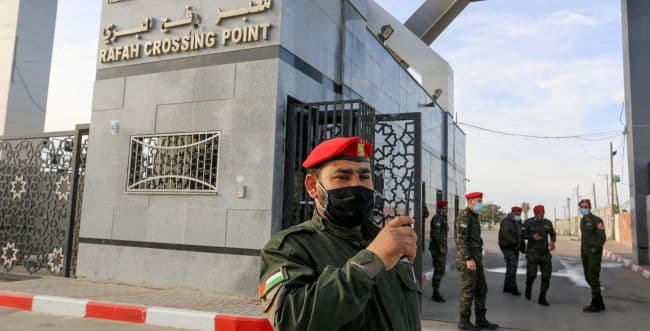 Rafah crossing.