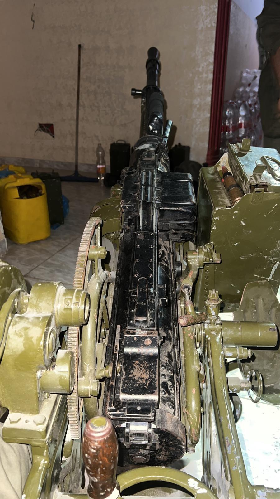 Terrorist weapon seized.