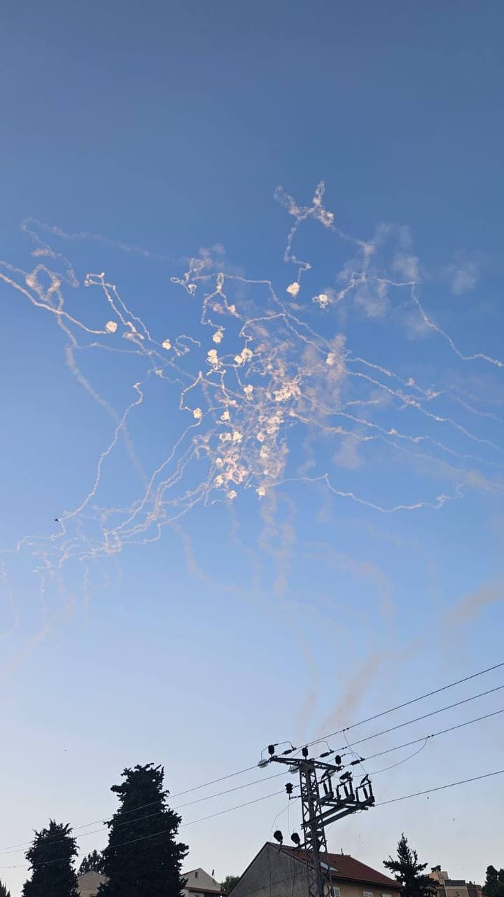 Interceptions over Tzfat.