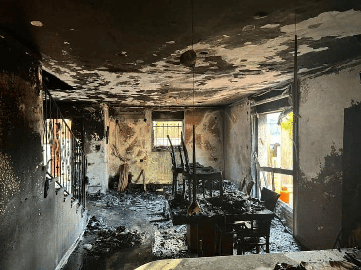 The fire in Kochav Yaacov