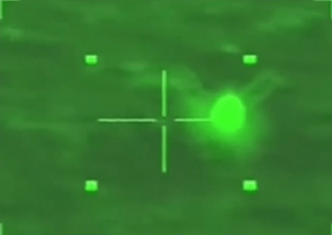 Like something from a video game. Intercepting a drone.