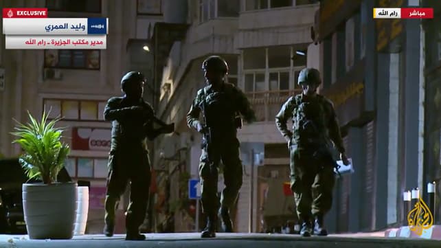 Al Jazeera recorded the IDF's raid on its offices
