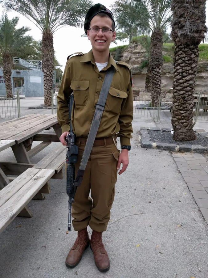 Netanel Felber, before he was injured