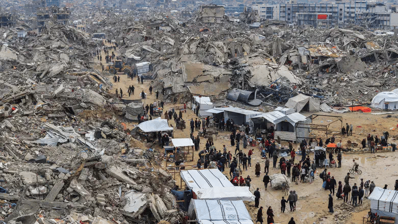 Destruction in Jabaliya