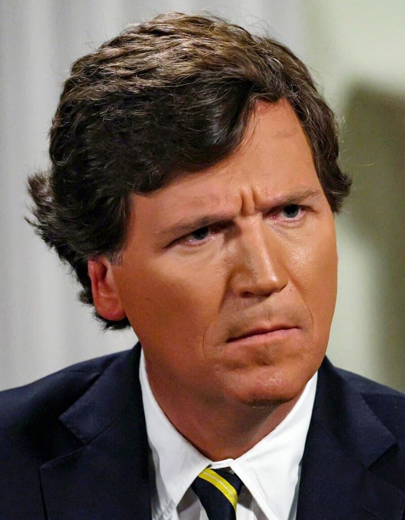Tucker Carlson, always confused but somehow never wrong.
