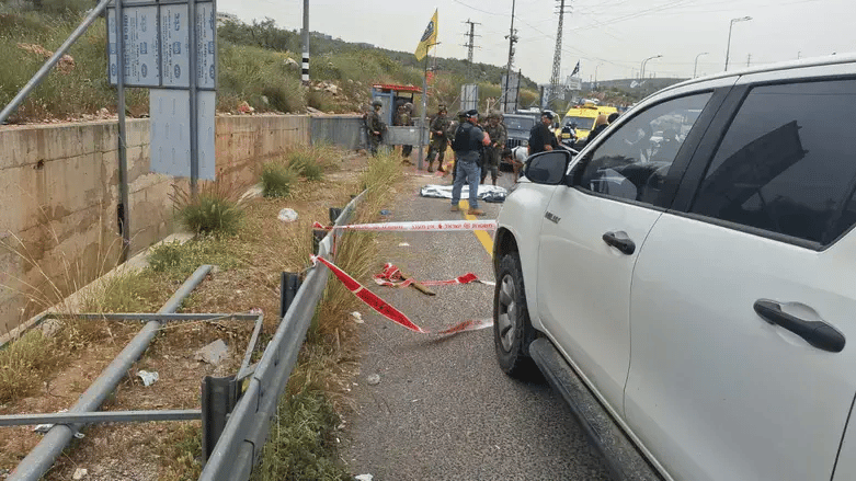 The scene of the attempted attack 