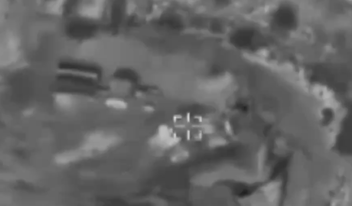 Striking a Hezbollah terrorist.