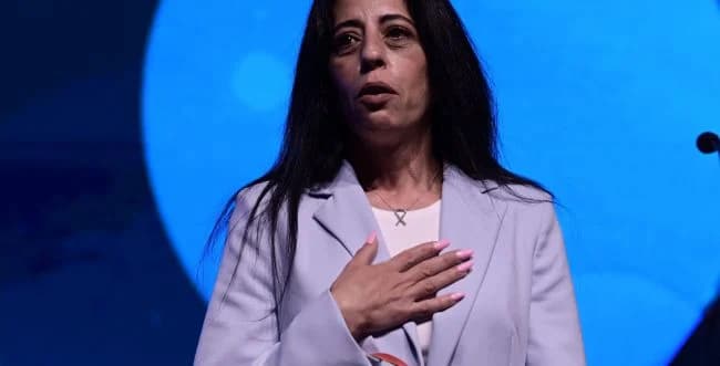 Einav Tsengauker, the mother of hostage Matan Tsengauker