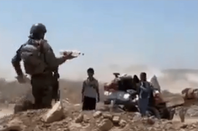 Sharing water with Gazans.