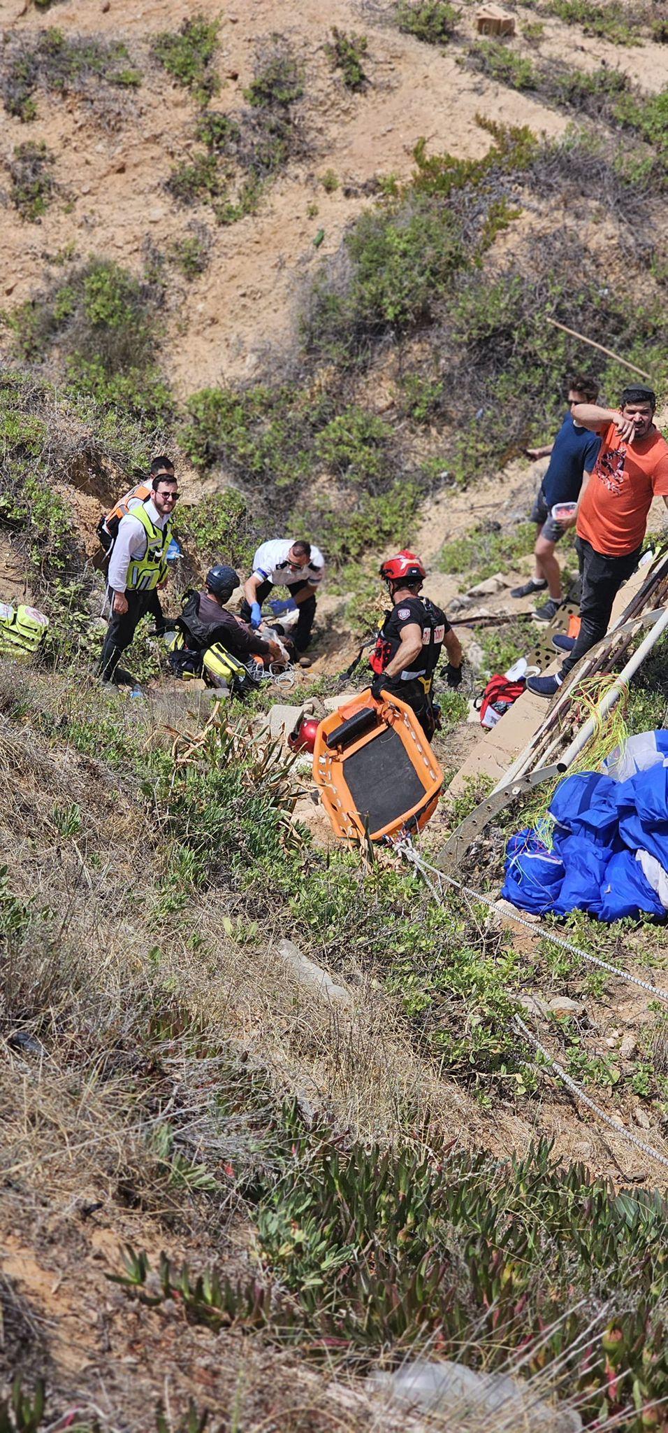 Scene of the accident, 8 June 2025