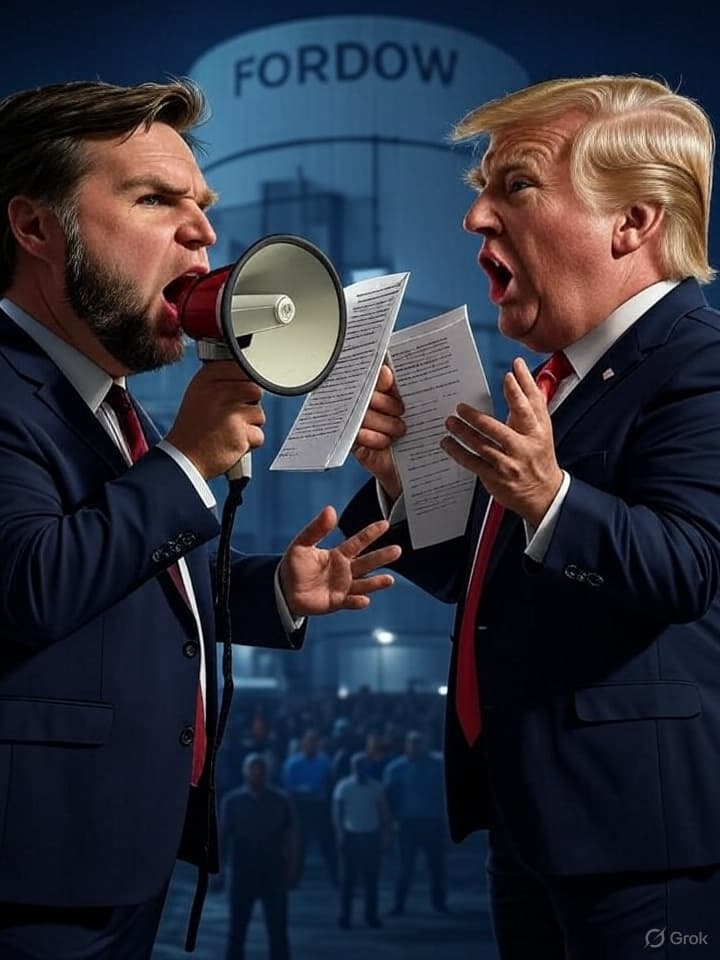 JD Vance and Donald Trump