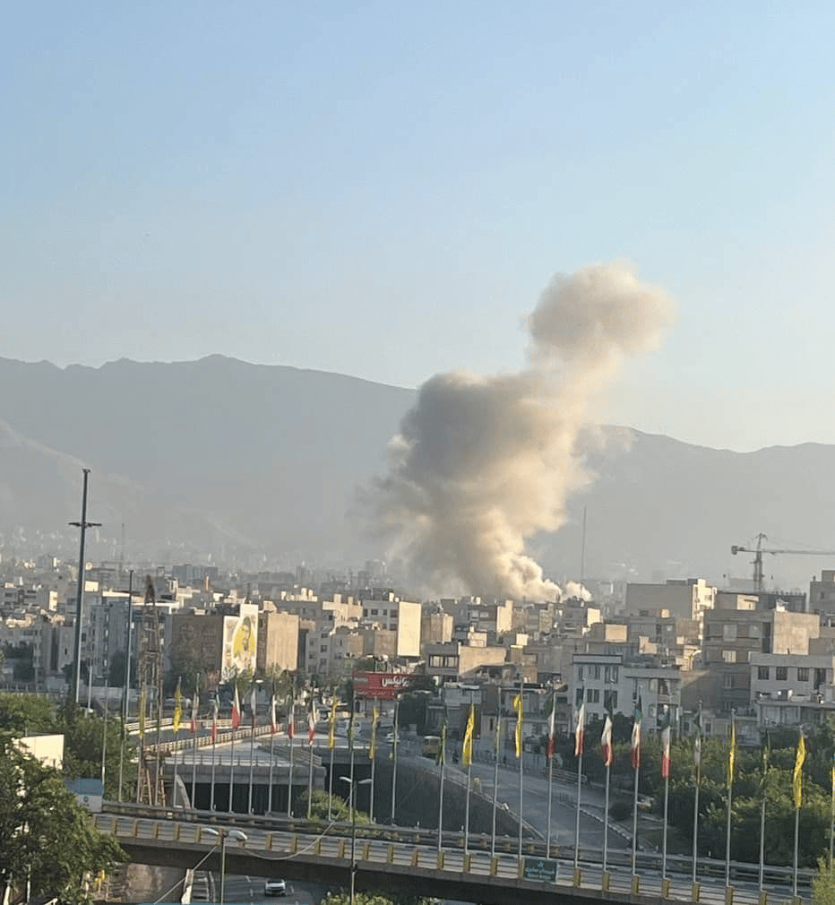 IAF attacks in Tehran