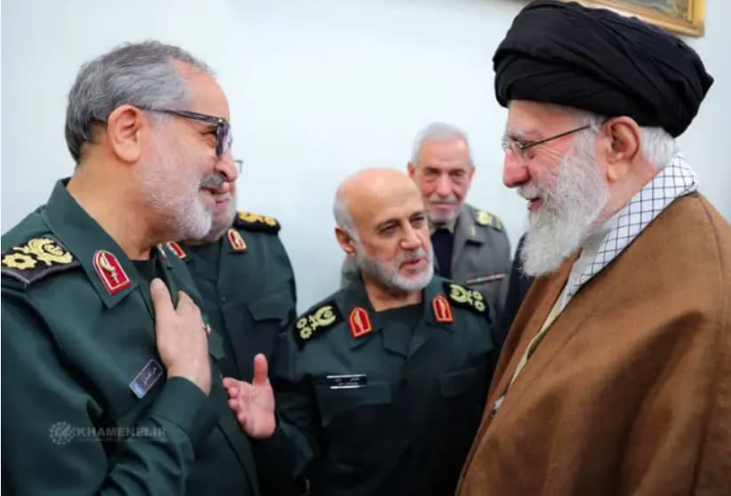 Ali Khamenei and General Ali Shadmani