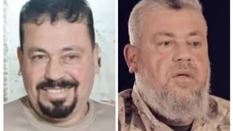 Hamas’s Gaza Brigade commander, Izz al-Din al-Haddad before and after