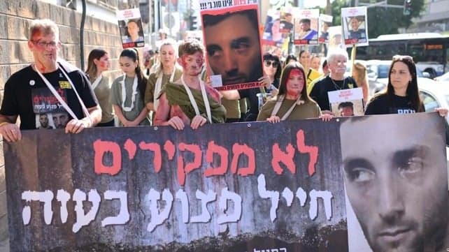 Protest for Matan Angrest