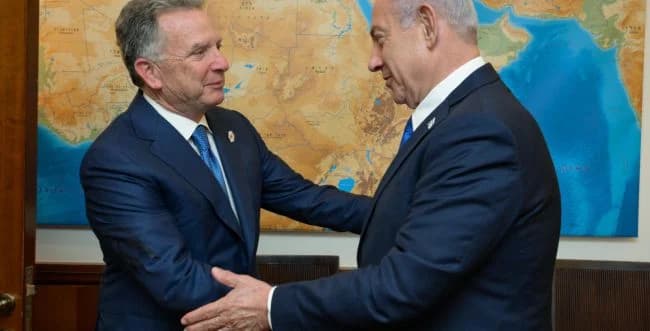 Netanyahu and Witkoff.