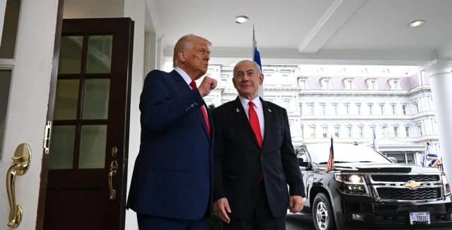 Trump and Netanyahu.