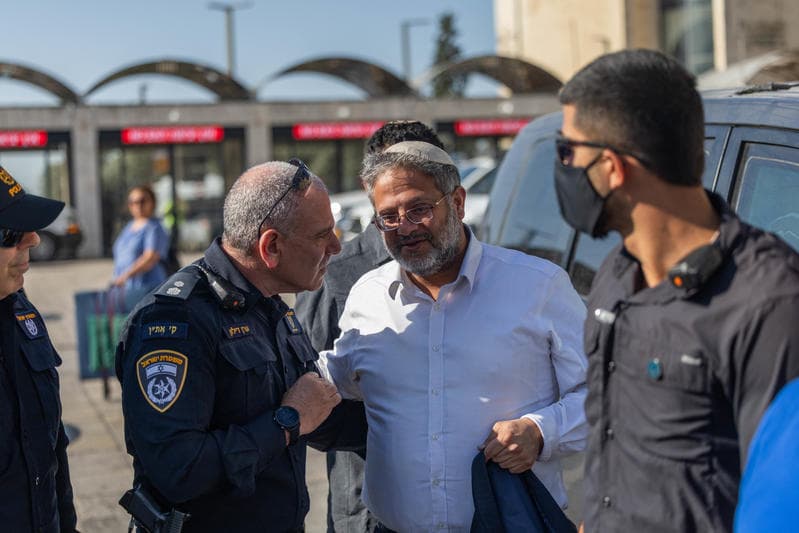 Itamar Ben-Gvir visits the Temple Mount