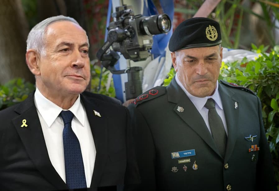 IDF Chief (Zamir) and Prime Minister Benjamin Netanyahu during better days.