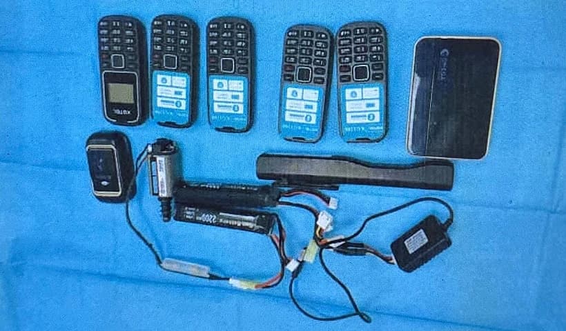 The Items Seized from the Suspect, Intended for Bomb-Making