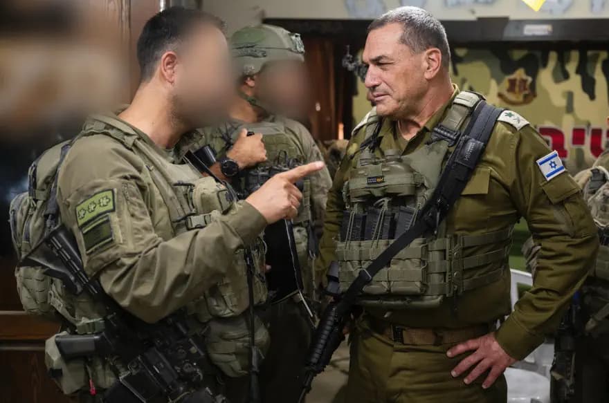 Chief of Staff Eyal Zamir in Gaza