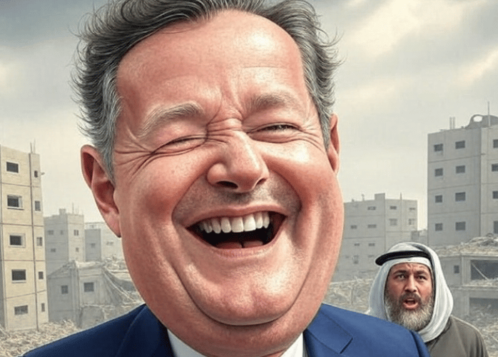 Piers mocks Gazan journalist