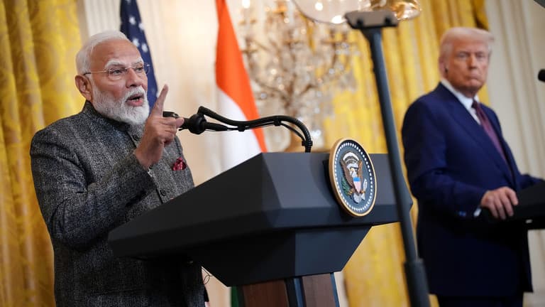 Indian Prime Minister Narendra Modi and US President Donald Trump