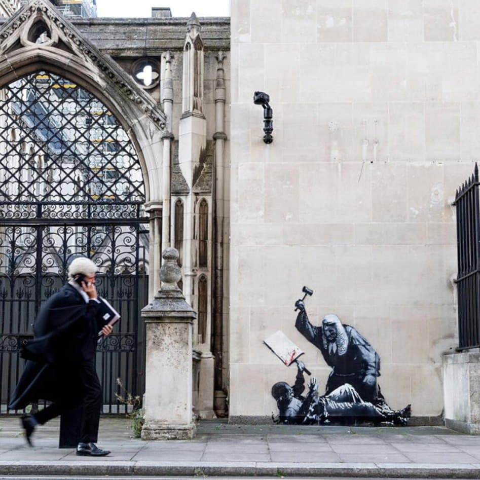 Banksy new controversial painting