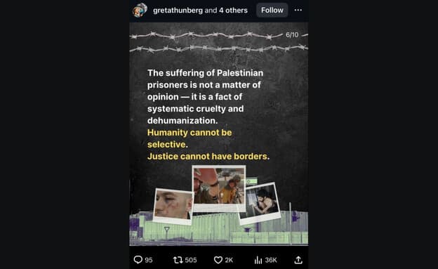 Greta Thunberg's Social Media post