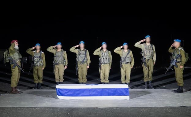 Coffin of Hostage remains returned to Israel