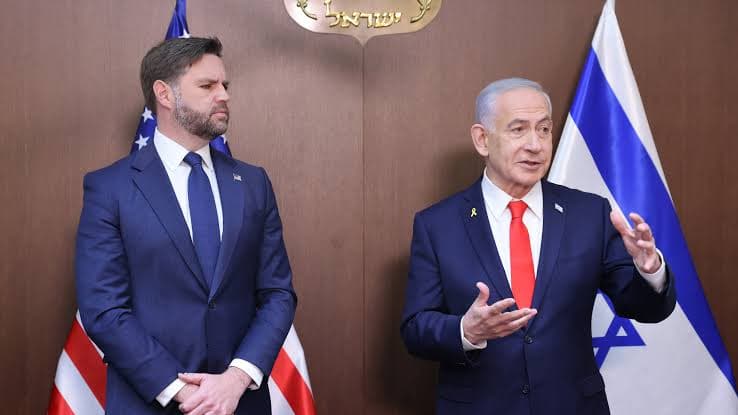 JD Vance and Netanyahu, October 23, 2025