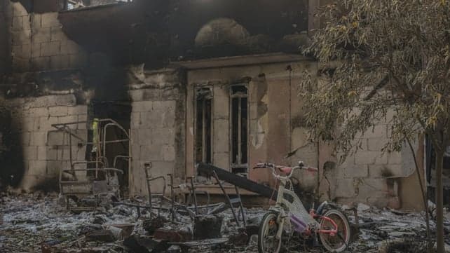 Kibbutz Be'eri after Hamas 7th October assault