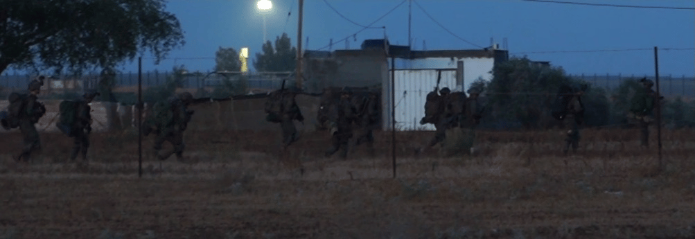 IDF soldiers operating in eastern Rafah.