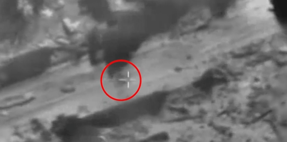 Striking Hamas targets.