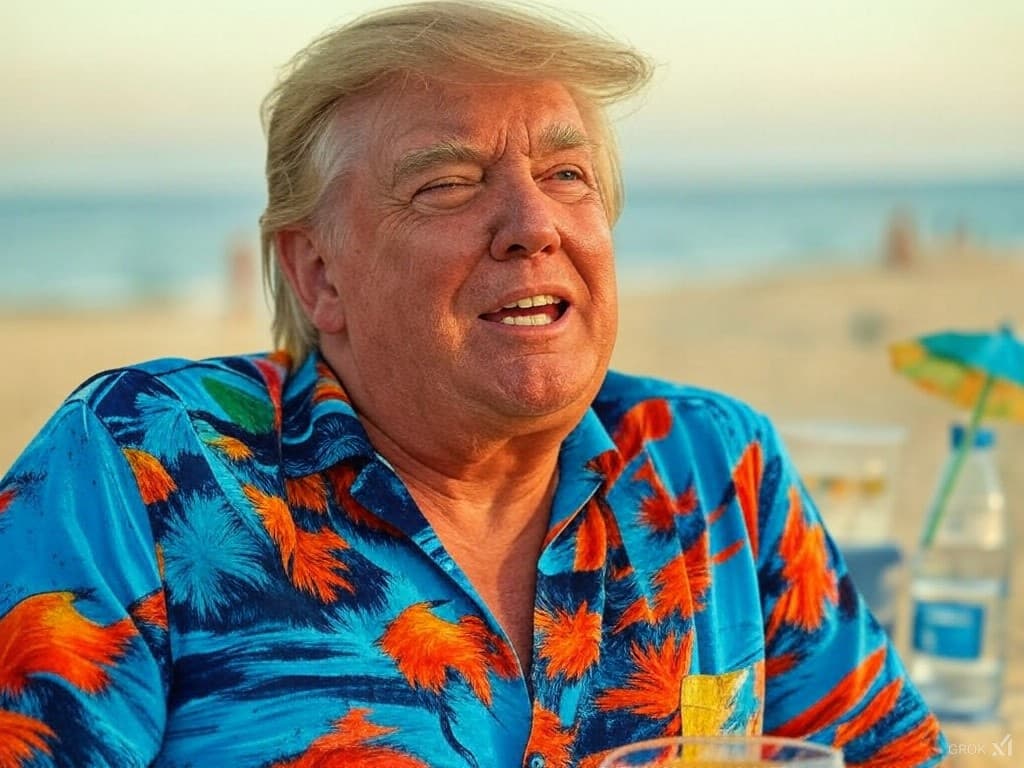 Trump in The new Riviera in Gaza