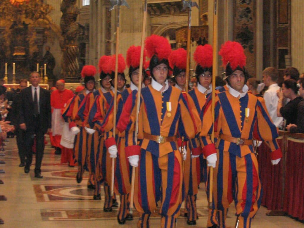 Swiss guard at the Vatican