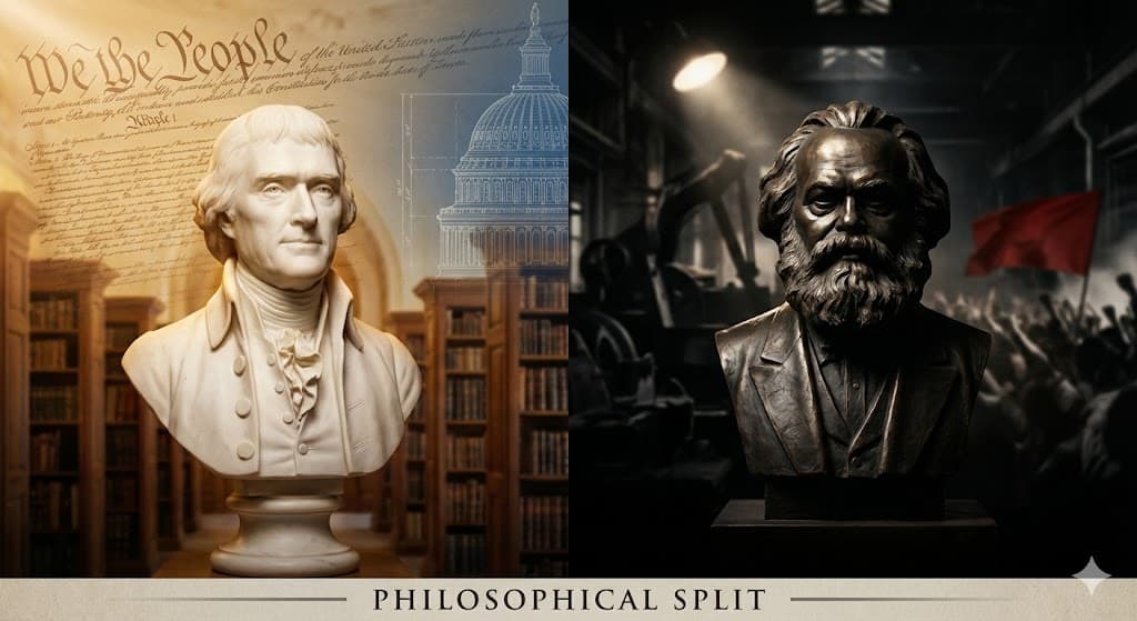 Thomas Jefferson , Karl Marx