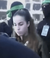 Agam Berger being released from captivity.