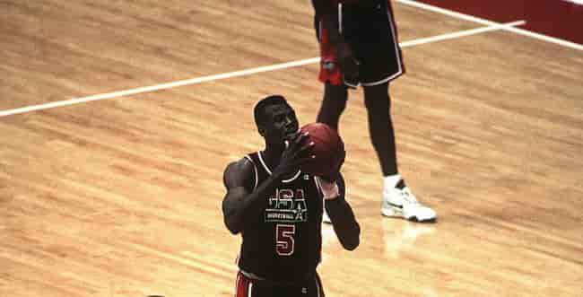 David Robinson at the Olympics background