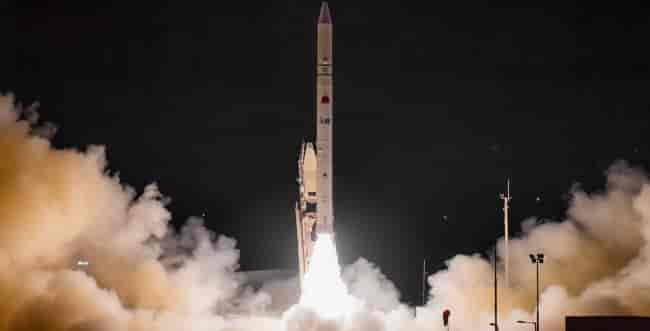 Satellite launch, archive background